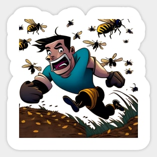 Bees to the rescue Sticker